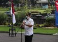 Wali Kota Malang, Sutiaji saat Deklarasi Jaga NKRI, Lawan Covid-19, Radikalisme, Terorisme dan Narkoba di halaman depan Balai Kota Malang, Rabu (10/03/2021). (Foto: Dokumen/Pemkot Malang)