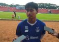 Septian Bagaskara, penyerang Persik Kediri menyatakan siap untuk bertarung bersama Persik Kediri di ajang Piala Menpora 2021. (Foto: NOE/Tugu Jatim)