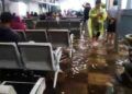 Stasiun Malang Banjir, Ruang Tunggu Penumpang Tergenang Air