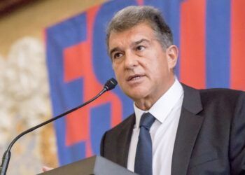 Eks Presiden Barcelona, Josep Maria Baromeu yang ditankap kepolisian Catalunya, Spanyol akibat dugaan skandal korupsi. (Foto: barcablaugraners.com) barcagate tugu jatim