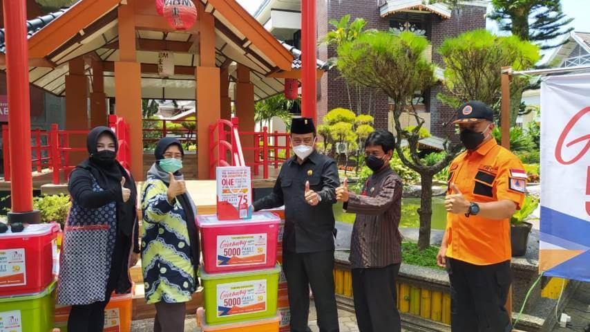 BPBD Kota Malang Salurkan Bantuan 5 Ribu Masker