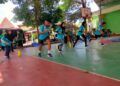 Para atlet tes perkembangan fisik di GOR Rangga Anoraga Tuban. (Foto: Humas KONI Tuban/Tugu Jatim)