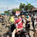 Danramil 21/Purwosari Pasuruan Perintahkan Anggota Tetap Konsisten Tegakkan Prokes 13 Jajaran tiga pilar Kecamatan Purwosari, Pasuruan melakukan operasi penegakan disiplin protokol kesehatan. (Foto: Dokumen/aKodim Pasuruan)