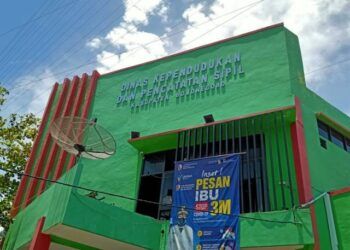 Kantor Disdukcapil Bojonegoro. (Foto: Mila Arinda/Tugu Jatim)