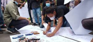 Puluhan Jurnalis Tuban Gelar Aksi Solidaritas untuk Nurhadi Wartawan Tempo