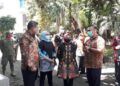 Rombongan pihak Kemenpan RB saat melakukan peninjauan kesiapan Mal Pelayanan Publik milik Pemkab Malang, Jumat (26/3/2021). (Foto: RAP/Tugu Malang/Tugu Jatim)
