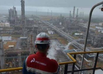 Kilang minyak milik Pertamina di Balongan, Indramayu, Jawa Barat. (Foto: Dokumen/Pertamina)