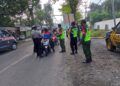 Operasi Gakplin Protokol Kesehatan yang dilakukan oleh Koramil 11/Beji jajaran Kodim 0819/Pasuruan, Selasa (9/3/2021). (Foto: Dokumen/Kodim Pasuruan)