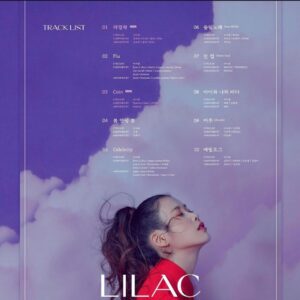 10 Track List lagu dalam album IU terbaru,LILAC. (Foto : Instagram/@dlwlrma)