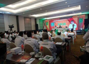 Suasana Muscab V DPC PKB Kabupaten Malang di Hotel Solari, Minggu (7/3/2021). (Foto: RAP/Tugu Malang/Tugu Jatim)