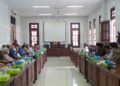 Agenda hearing antara DPRD Kota Malang dan pedagang Pasar Besar Malang, Kamis (4/3/2021). (Foto : Azmy/Tugu Malang/Tugu Jatim)