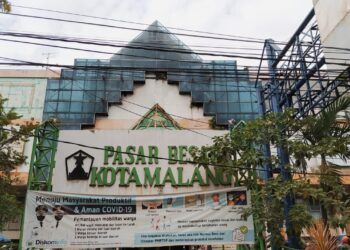 Pasar Besar Kota Malang yang menjadi polemik terkait revitalisasi pasar. (Foto: Azmy/Tugu Malang/Tugu Jatim) dprd kota malang