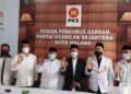 Kunjungan Ketua DPW PKS Jatim, Irwan Setiawan di Kantor DPTD PKS Kota Malang. (Foto: Dokumen/PKS)
