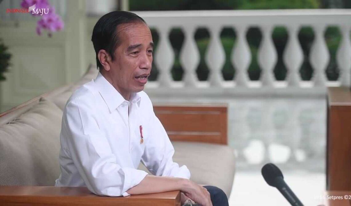 Muncul Isu Jabatan Presiden 3 Periode, Jokowi: Saya Tidak Ada Niat 5 Presiden Joko Widodo (Jokowi) mengklarifikasi tentang isu yang beredar mengenai perpanjangan jabatan presiden hingga 3 periode. (Foto : Dokumen Sekretariat Presiden)