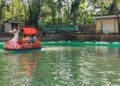 Destinasi Jembatan Punten Sukowetan Karangan Trenggalek. (Foto: Zamzuri/Tugu Jatim) desa wisata trenggalek desa sukowetan