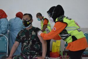 Personel Jajaran Kodim 0819/Pasuruan Mulai Laksanakan Vaksinasi Covid-19