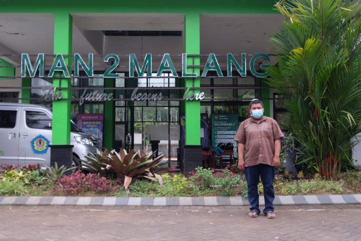 MAN 2 Turen, Kabupaten Malang, sebelum terjadi gempa bumi. (Foto: Dok/Tugu Jatim)