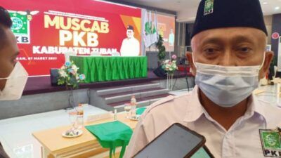 Ketua DPC PKB Tuban yang juga Ketua DPRD Tuban M. Miyadi. (Foto: Rochim/Tugu Jatim)