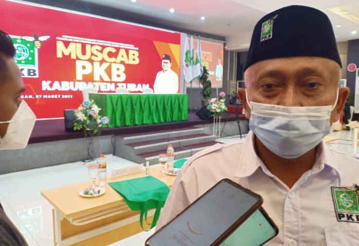 Ketua DPC PKB Tuban yang juga Ketua DPRD Tuban M. Miyadi. (Foto: Rochim/Tugu Jatim)