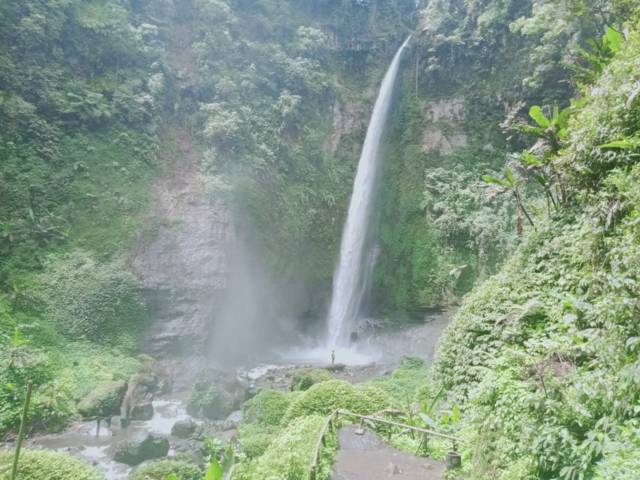 Coban Pelangi, air terjun di Desa Ngadas, Kecamatan Poncokusumo, Kabupaten Malang. (Foto: RAP/ Tugu Malang/Tugu Jatim)