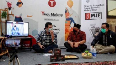 Sesi diskusi Malang Jurnalis Forum membahas terkait UMKM dan kebijakan publik. (Foto: Rubianto/Tugu Malang/Tugu Jatim)