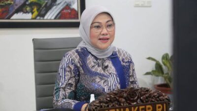 Menteri Ketenagakerjaan, Ida Fauziyah resmi mengeluarkan surat edaran terkait THR. (Foto: Dokumen/Kemnaker RI) bpjs kesehatan