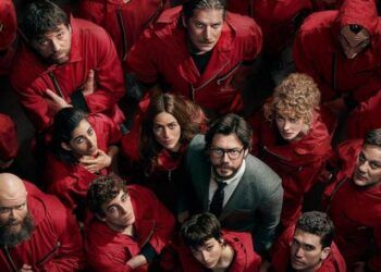 Serial Original Netflix “Money Heist” yang akan dibuat versi Korea. (Foto : Twitter/@lacasadepapel)