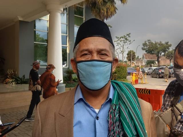 Ketua PWNU Jawa Timur, Marzuki Mustamar saat berada di Balai Kota Among Tani Kota Batu, Senin (26/4/2021). (Foto: M Sholeh/Tugu Malang/Tugu Jatim)