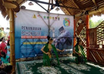 Pagelaran Seni dan Budaya di Kampung Budaya Polowijen, Minggu (4/4/2021). (Foto : Pokdarwis KBP) wisata kampung tematik kota malang