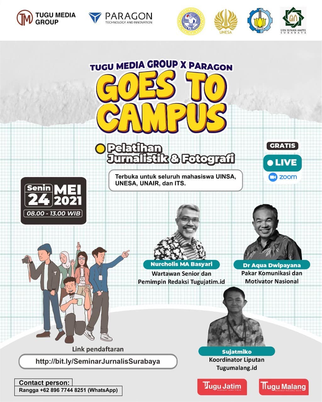 TM GOES TO CAMPUS ALL