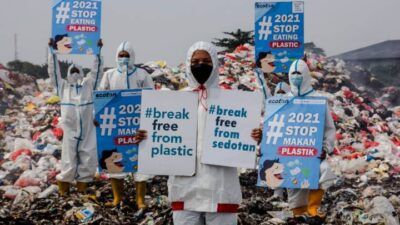 Ada semacam dumpsite illegal di Desa Tanjungsari, Kecamatan Taman Sidoarjo. Di sana menampung sampah dari beberapa desa di sekitar Kecamatan Taman, lokasi mepet dengan Sungai Bungurasih atau Sungai Ketegan, Rabu (26/05/2021).(Foto: River Warrior Indonesia)