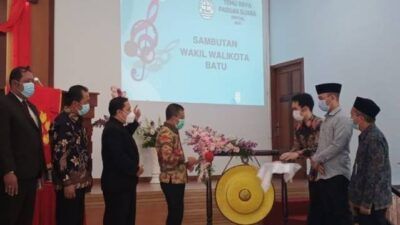 Pembukaan Terapadu di Gereja GPIB Margomulyo Kota Batu yang dibuka langsung oleh Wakil Wali Kota Batu Punjul Santoso. (Foto: Sholeh/Tugu Jatim)