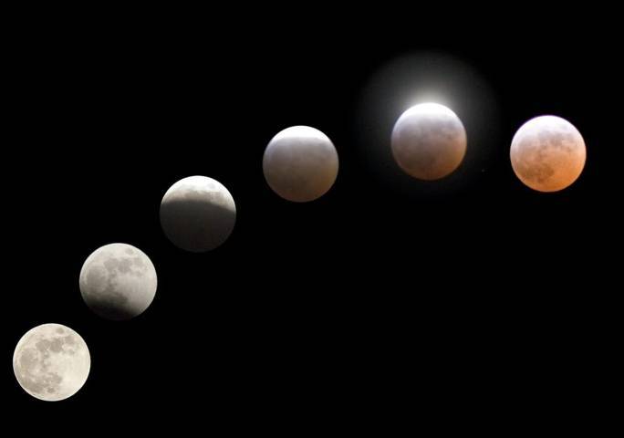 Ilustrasi gerhana bulan. (Foto: Pixabay) tugujatim
