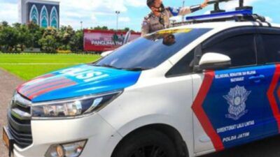 Direktorat Lalu Lintas (Ditlantas) Polda Jatim, terus melakukan pengembangan inovasi terhadap mobil canggihnya yang diberi nama Integrated Node Capture Attitude Record (INCAR), Rabu (26/05/2021). (Foto: Polda Jatim)