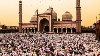 Ilustrasi Salat Id di tengah pandemi. (Foto: Pexels/Tugu Jatim)