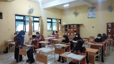 Suasana proses pembelajaran tatap muka di SMPN 3 Tuban. (Foto: Humas Pemkab Tuban)