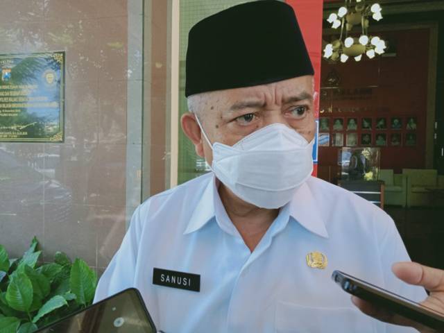 Bupati Malang, M Sanusi memastikan ASN di Kabupaten Malang tak bisa mudik seenaknya karena setiap harinya akan dilacak. (Foto: Rizal Adhi/Tugu Jatim)