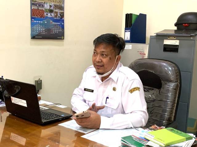 Kepala Dinas PMD Bojonegoro Machmuddin saat menjelaskan pemutakhiran data berbasis SDGs di Bojonegoro. (Foto: Humas Pemkab Bojonegoro/Tugu Jatim)