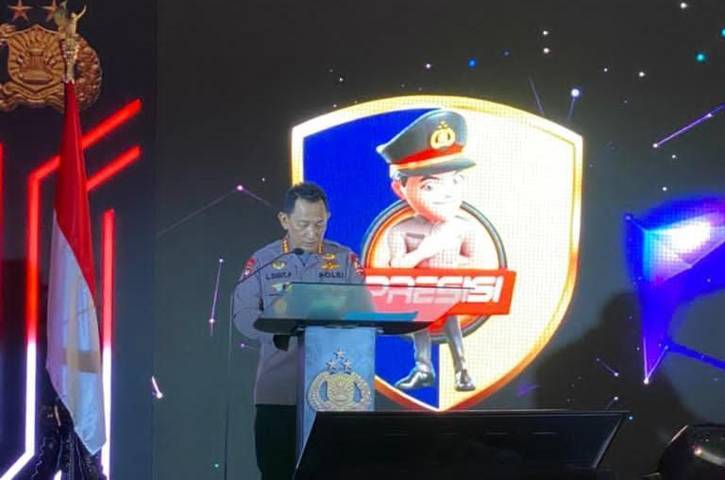 Kapolri Jenderal Listyo Sigit Prabowo membuka Musyawarah Rencana Pembangunan (Musrenbang) Polri di Rupatama Mabes Polri, Jakarta, Selasa (08/06/2021). (Foto: Polrestabes Surabaya/Tugu Jatim)