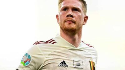 Pemain Belgia, Kevin De Bruyne saat berselebrasi usai membobol gawang Denmark pada laga Denmark vs Belgia di ajang Euro 2020, Kamis (17/6/2021). (Foto: Instagram/belgianreddevils)