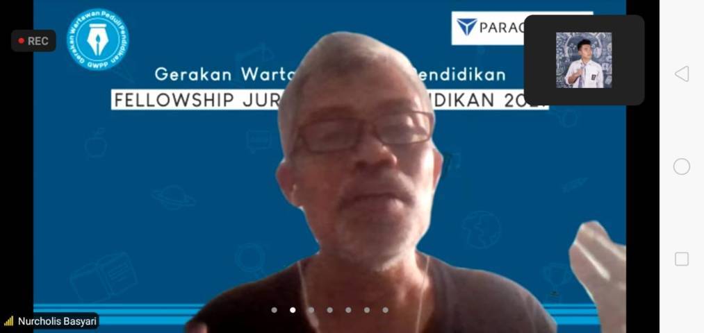 Jurnalis senior yang kini menjabat sebagai Asesor Uji Kompetensi Wartawan (UKW) Persatuan Wartawan Indonesia (PWI) Pusat Nurcholis M.A. Basyari. (Foto: Dokumen/Tugu Jatim)