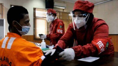 Cegah Klaster Covid-19 di Penjara, Polresta Malang Kota Vaksinasi Puluhan Tahanan