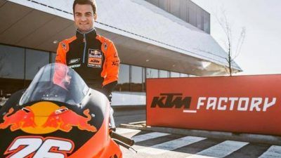 Dani Pedrosa comeback melalui wildcard bersama KTM. (Foto: IG @26_danipedrosa/Tugu Jatim)