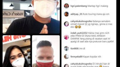 MPM Honda Jatim menggelar talkshow bertajuk Ngoprek (Ngobrol Online Seputar Komunitas) bersama komunitas Honda Genio Riders Indonesia (HGRI) Chapter Malang secara langsung di Instagram pada Jumat (30/07/2021). (Foto: Dokumen/Tugu Jatim)