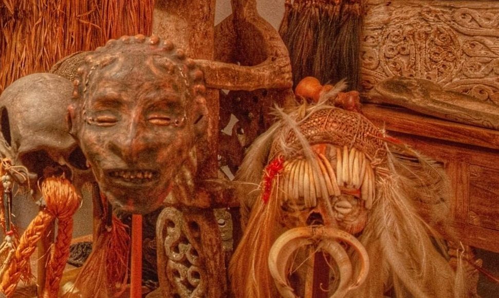 Salah satu sudut budaya papua di museum Jerman/tugu jatim