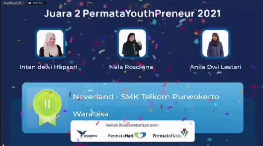 Pemenang Kompetisi PermataYouthPreneur 2021 Mewakili SMA dan SMK Se-Indonesia. (Foto: Mila Arinda/Tugu Jatim)