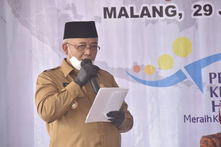 Bupati Malang, Sanusi menegaskan bahwa pihaknya siap jika PPKM Darurat harus berjalan selama 6 minggu. (Foto: Rizal Adhi/Tugu Malang/Tugu Jatim)
