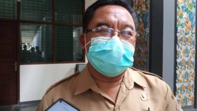 Kepala Dinas Kesehatan Kabupaten Tuban, Bambang Priyo Utomo saat ditemui awak media, Senin (28/6/2021) lalu di Kantor Pemkab Tuban. (Foto: Mochamad Abdurrochim/Tugu Jatim) kasus covid-19 di tuban