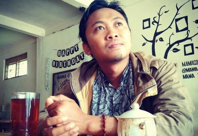 Achmad Faisol, pegiat sastra Malang/tugu jatim