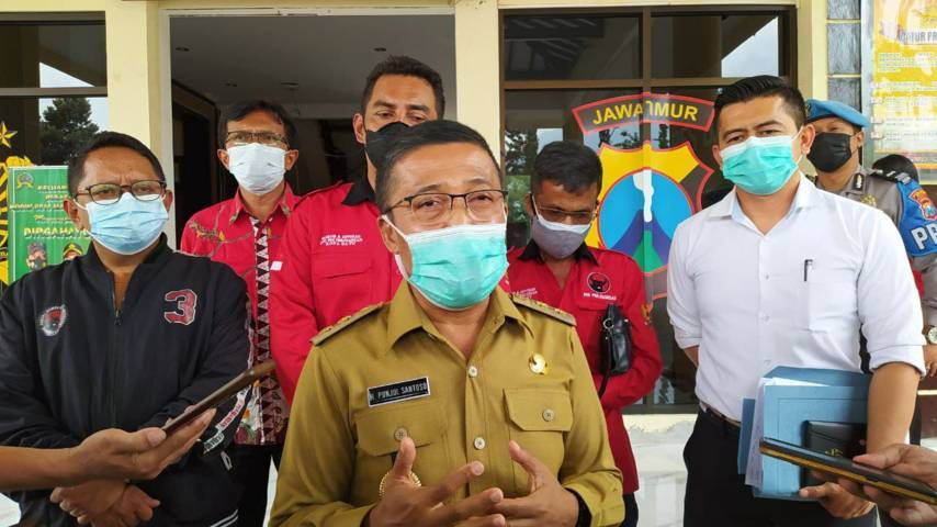 Ketua DPC PDIP Kota Batu Punjul Santoso. (Foto: M. Ulul Azmy/Tugu Jatim/Tugu Malang)